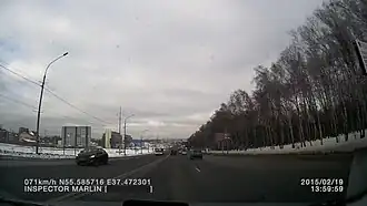 Калужское шоссе до реконструкции (2015 год)