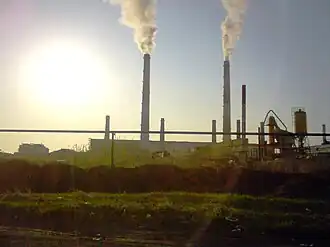 Вид на Красногорскую ТЭЦ