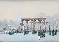 Пантелеймоновский цепной мост (в 1906 году был заменён арочным)