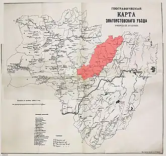 Территория волости (выделена красным)