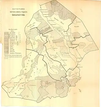 Павлодарский уезд на карте