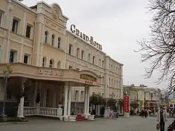 Вид в сторону Курортного бульвара