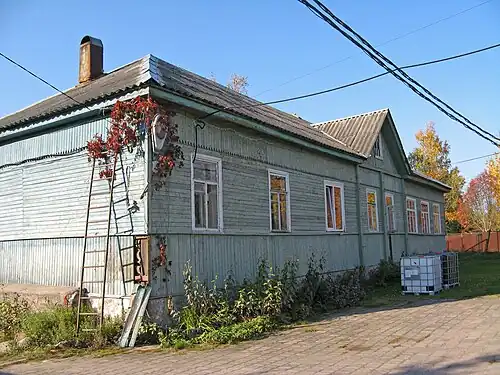 Здание, где находился штаб перевозок через Ладожское озеро по «Дороге жизни»