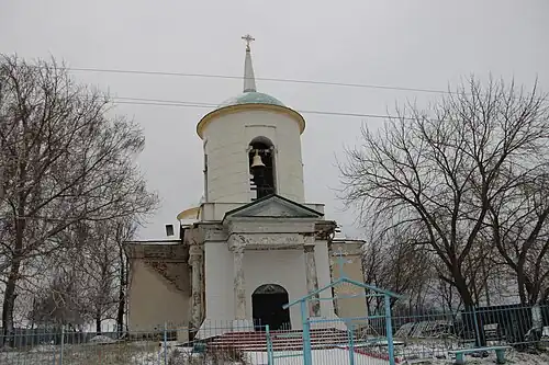 Колокольня храма в честь святых бессребреников и чудотворцев Космы и Дамиана (2013)