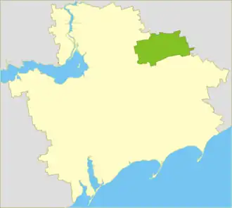 Гуляйпольский район на карте