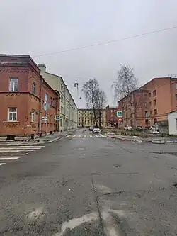 Вид в сторону Тульской улицы