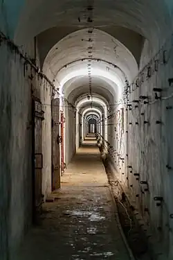 Потерна в форте Риф