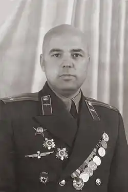 Фотография в звании подполковника