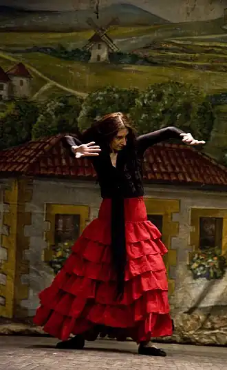 Лена Эрнандес, спектакль «Фламенко за кулисами»