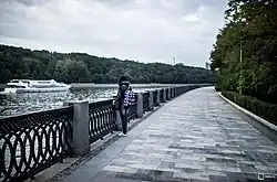 Лужнецкая набережная после реконструкции в 2016 году