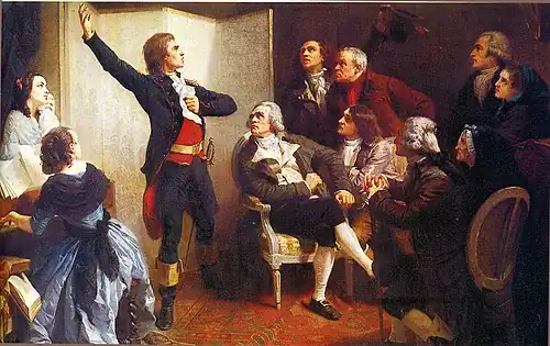 Исполнение «Марсельезы» во Франции.