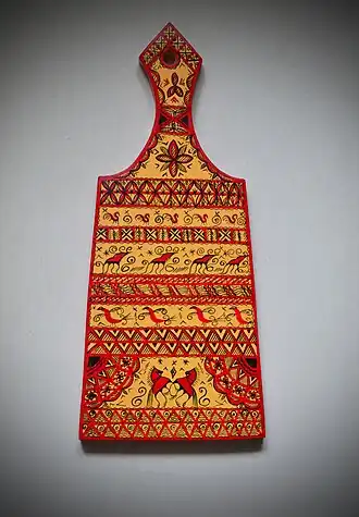 Мезенская роспись по дереву