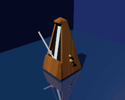 Анимация метронома.