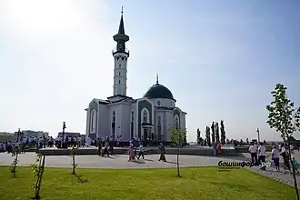 Мечеть в день открытия.