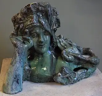 М. А. Врубель. Волхва Морская царица 1899—1900. Майолика