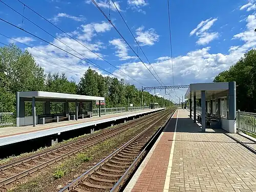 Платформа Михайловская дача, июнь 2024 года