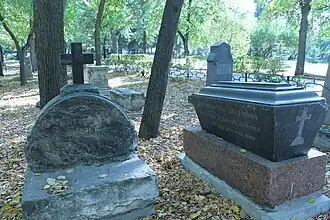 Могилы Юрлова П. И. и Юрловой Е. Е.