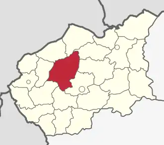 Кнышинский район на карте