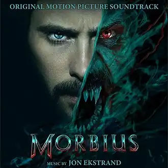 Обложка альбома Йона Экстранда[англ.] «Morbius (Original Motion Picture Soundtrack)» (2022)