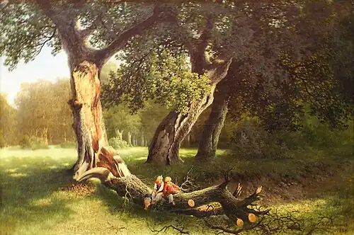 Расщеплённый дуб. 1889