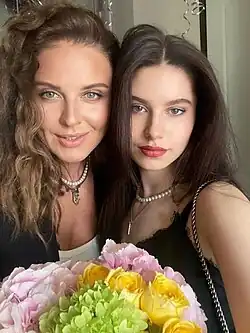 Наталия Власова с дочерью Пелагеей