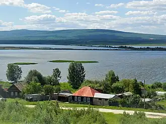 Вид на пруд с Палёной горы