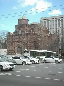 Дом 58, Храм Спаса Всемилостивого бывшего Скорбященского монастыря