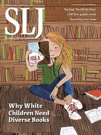 Обложка School Library Journal за февраль 2021