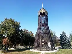 Колокольня на территории храма