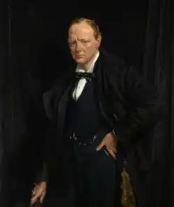 Уильям Орпен. Уинстон Черчилль, 1916