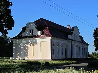 Здание ж/д станции в Полочаны