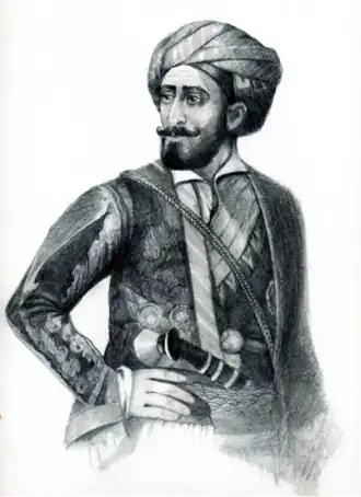 Панагиотис Алексианос. Поздний портрет кисти художника М. В. Федотова