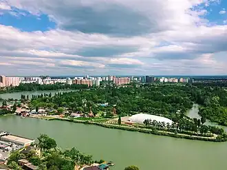 Парк «Солнечный остров». Вид сверху