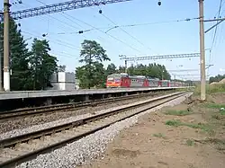 Экспресс Петербург — Кузнечное, проследующий станцию без остановки