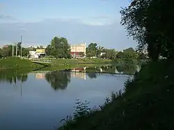 Старый пешеходный мост через реку Харьков (1976 — 2010)