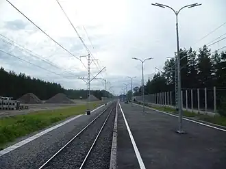 Вид в сторону Приозерска (2012 г.)