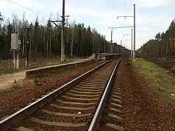 Вид в сторону Санкт-Петербурга