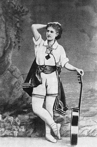 В роли Наяды. «Наяда и рыбак»