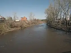 Весеннее половодье Труёва в Кузнецке