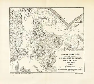 План сражения