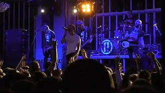 Предыдущий состав группы, выступление в Тольятти в 2018 году. Слева направо: Вячеслав Селезнёв, Владимир Котляров, Александр Русаков, Кирилл Муравьёв, Александр Агафонов