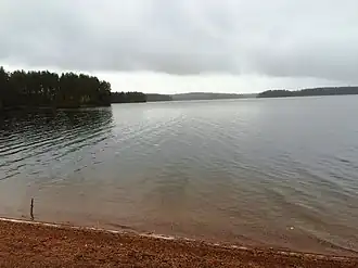 Вид с восточного берега