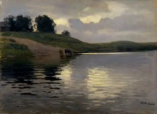 Речной пейзаж