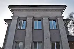 Ризалит северного торца здания Казанского аэровокзала (ноябрь 2020)