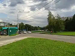 Вид на проезд со стороны улицы Римского-Корсакова