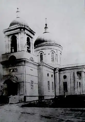 Дореволюционная фотография церкви