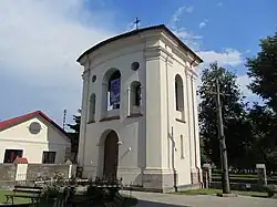 Брама-колокольня костёла