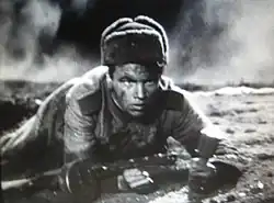 кадр из фильма «Рядовой Александр Матросов» (1948)