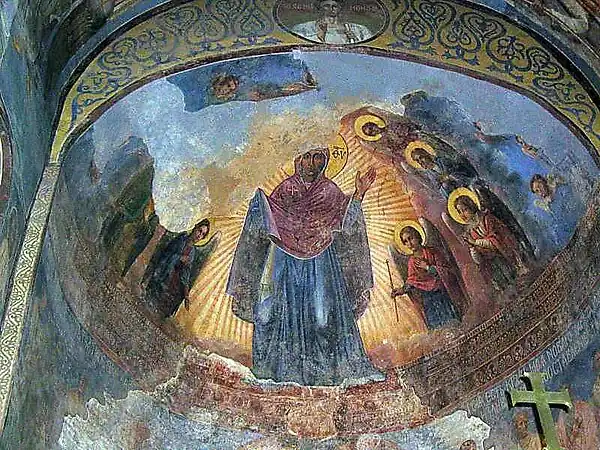 Фреска «Богородица-Оранта»