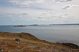 Вид на Семиостровский Рейд с острова Харлов